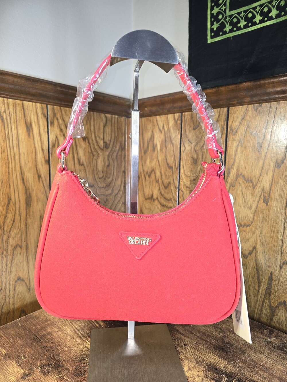 Valentino Orlandi Red Pella Shoulder Bag